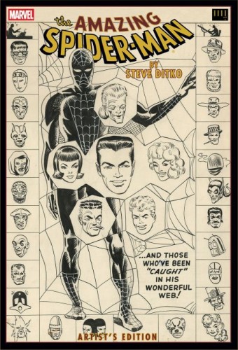 AMAZING SPIDER MAN BY STEVE DITKO ARTISTS EDITION HC DIRECT MARKET EXCLUSIVE WEB CVR (9781534335165)