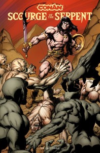 CONAN THE BARBARIAN SCOURGE OF THE SERPENT #4 (OF 4) CVR C MARK BAGLEY VAR