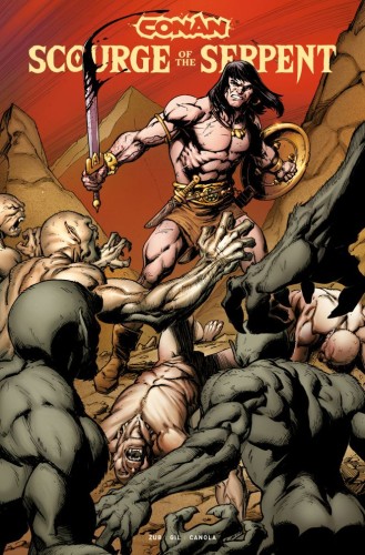 CONAN THE BARBARIAN SCOURGE OF THE SERPENT #4 (OF 4) CVR C MARK BAGLEY VAR