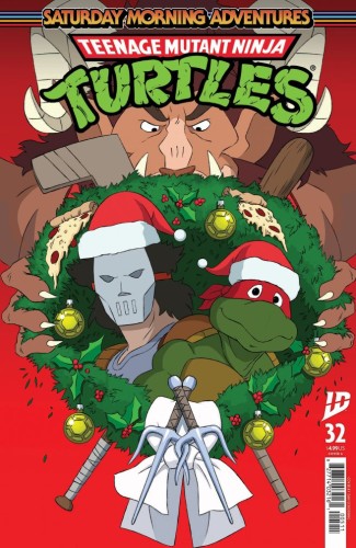 TEENAGE MUTANT NINJA TURTLES: SATURDAY MORNING ADVENTURES #32 COVER A (SCHOENING)