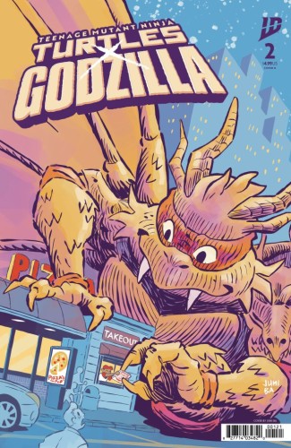 TEENAGE MUTANT NINJA TURTLES X GODZILLA #2 VAR B (BA)