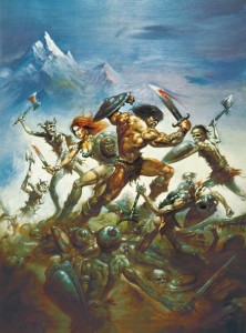 SAVAGE SWORD OF CONAN REFORGED #1 (OF 4) CVR E BORIS VALLEJO VIRGIN VAR