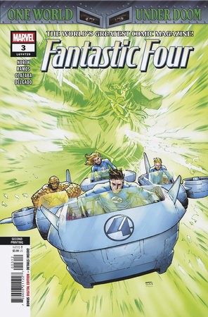 FANTASTIC FOUR #3 HUMBERTO RAMOS 2ND PRINTING VAR