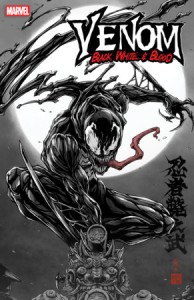 VENOM BLACK, WHITE & BLOOD #3 TAKASHI OKAZAKI VAR