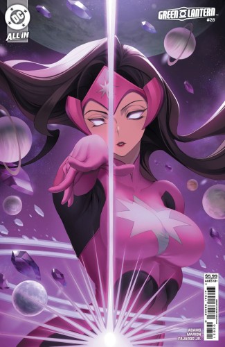 GREEN LANTERN #28 CVR B RACHTA LIN CARD STOCK VAR