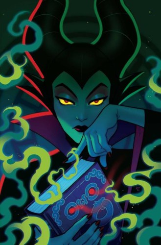 DISNEY VILLAINS MALEFICENT #1 CVR F PAULINA GANUCHEAU METAL PREMIUM VAR