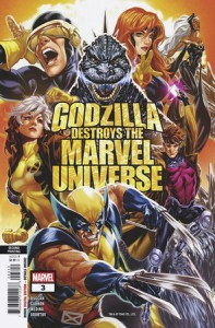 GODZILLA DESTROYS THE MARVEL UNIVERSE #3 MARK BROOKS 2ND PRINTING VAR
