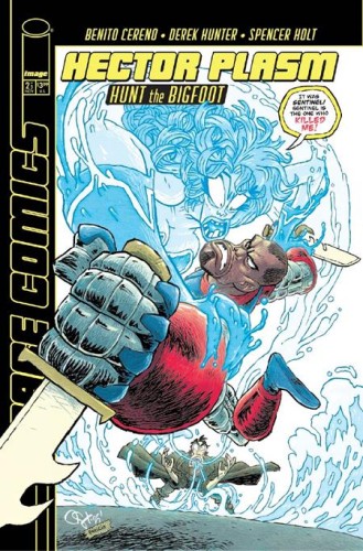 HECTOR PLASM HUNT THE BIGFOOT #2 (OF 3) CVR E DEREK HUNTER YOUNGBLOOD TEAM UP VAR