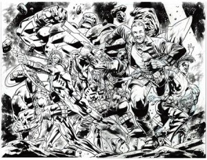 REDCOAT #15 CVR E BRYAN HITCH YOUNGBLOOD TEAM UP BW VIRGIN VAR