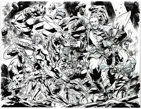 REDCOAT #15 CVR E BRYAN HITCH YOUNGBLOOD TEAM UP BW VIRGIN VAR