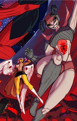 TIFANNY & CHARLOTTE ON ANOTHER WORLD #4 (OF 4) CVR A FRED PERRY