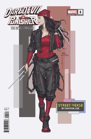 DAREDEVIL/PUNISHER THE DEVILS TRIGGER #1 INHYUK LEE STREET-VERSE VARIANT