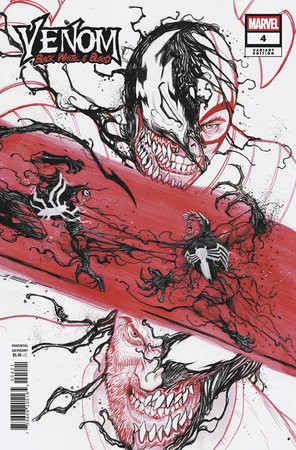 VENOM BLACK, WHITE & BLOOD #4 JUAN FERREYRA VARIANT