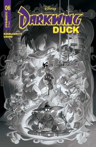 DARKWING DUCK #6 CVR F INC 1:10 CIRO CANGIALOSI LINE ART VAR