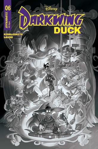 DARKWING DUCK #6 CVR F INC 1:10 CIRO CANGIALOSI LINE ART VAR
