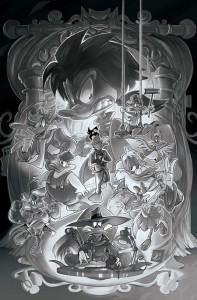 DARKWING DUCK #6 CVR H INC 1:15 CANGIALOSI LINE ART VIRGIN VAR