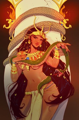 CONAN THE BARBARIAN SCOURGE OF THE SERPENT #3 (OF 4) CVR E ASHLEIGH IZIENICKI VIRGIN VAR