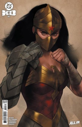 DC K.O. #2 (OF 4) CVR H BEN OLIVER FACE-OFF CARD STOCK VAR