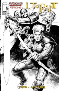 I TYRANT #5 CVR E GODFARR YOUNGBLOOD B&W TEAM UP VIRGIN VAR