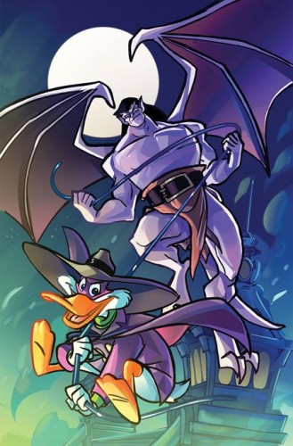 GARGOYLES DARKWING DUCK #1 CVR H TAD STONES LTD VIRGIN VAR