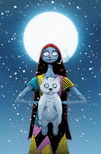 TIM BURTONS THE NIGHTMARE BEFORE CHRISTMAS THE SHIVER OF CHRISTMAS TOWN #1 CVR F JAE LEE METAL VIRGIN CVR VAR