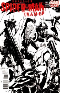SUPERIOR SPIDER-MAN TEAM UP #1 PARTY B&W VAR