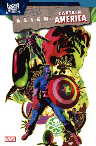 ALIEN VS. CAPTAIN AMERICA #3 ACO VAR