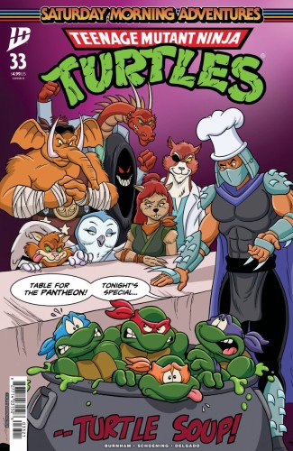 TEENAGE MUTANT NINJA TURTLES: SATURDAY MORNING ADVENTURES #33 VAR B (HAZOURI)