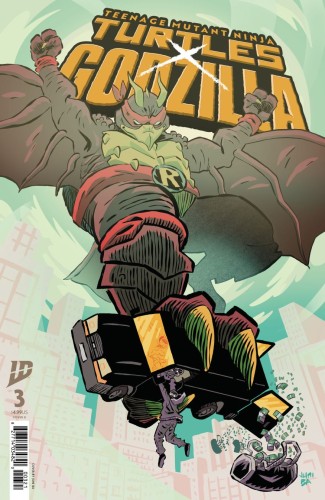 TEENAGE MUTANT NINJA TURTLES X GODZILLA #3 VAR B (BA)