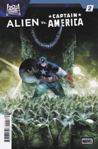 ALIEN VS CAPTAIN AMERICA #2 DIAZALPIZAR VAR