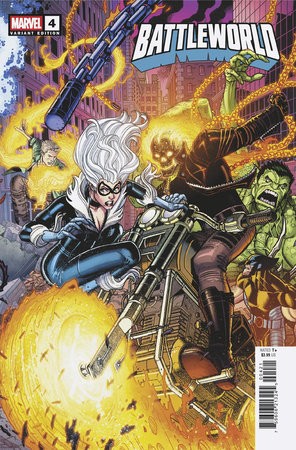 BATTLEWORLD #4 NICK BRADSHAW 5-PART CONNECTING VAR D
