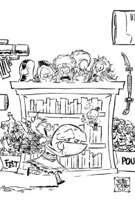 I HATE FAIRYLAND #46 CVR E SKOTTIE YOUNG YOUNGBLOOD TEAM UP B&W VIRGIN VAR