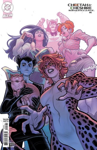 CHEETAH AND CHESHIRE ROB THE JUSTICE LEAGUE #5 (OF 6) CVR C ELIZABETH TORQUE CARD STOCK VAR