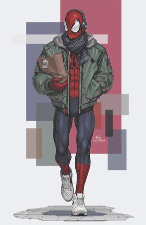 AMAZING SPIDER-MAN #15 50 COPY INHYUK LEE STREET-VERSE VIRGIN VAR