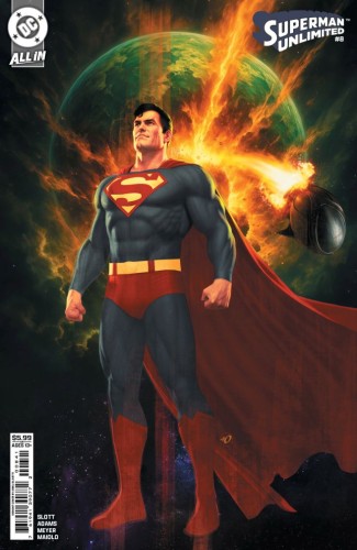 SUPERMAN UNLIMITED #8 CVR D ARIEL OLIVETTI CARD STOCK VAR