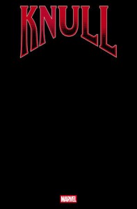 KNULL #1 BLACK BLANK COVER VAR