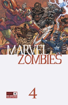 MARVEL ZOMBIES: RED BAND #4 SCOTT KOBLISH RETRO ZOMBIE VAR [POLYBAGGED]