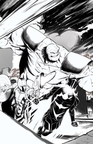 ROGUE SUN #31 CVR E DANIEL BAYLISS YOUNGBLOOD TEAM UP B&W VIRGIN VAR