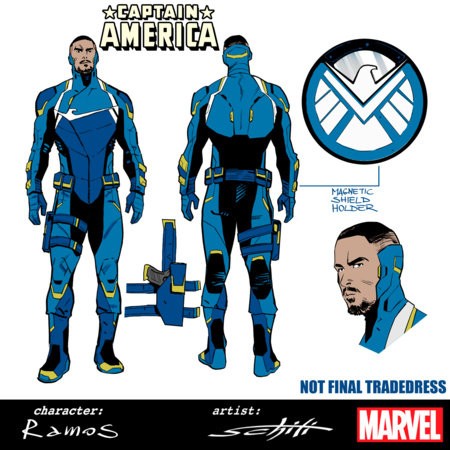 CAPTAIN AMERICA #6 10 COPY VALERIO SCHITI DESIGN VARIANT