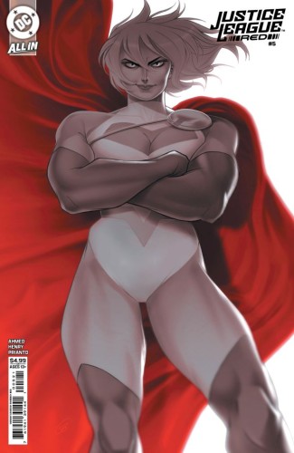 JUSTICE LEAGUE RED #5 (OF 6) CVR B SWEENEY BOO CARD STOCK VAR