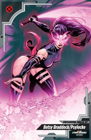 PSYLOCKE: NINJA #1 JUAN FRIGERI X-MEN TRADING CARD VAR