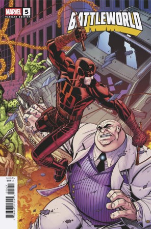 BATTLEWORLD #5 NICK BRADSHAW 5-PART CONNECTING VAR E