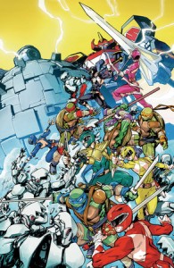 MIGHTY MORPHIN POWER RANGERS/TEENAGE MUTANT NINJA TURTLES III #4 K UNLIMITED VAR (FULL ART, PRASETYA)
