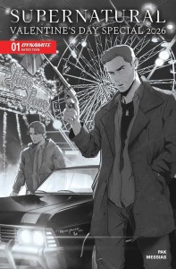 SUPERNATURAL VALENTINES DAY SPECIAL 2026 #1 (ONE SHOT) CVR F INC 1:10 REESE HANNIGAN LINE ART VAR
