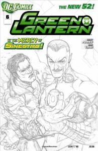 GREEN LANTERN #6 BLACK & WHITE VAR ED
