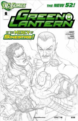 GREEN LANTERN #6 BLACK & WHITE VAR ED