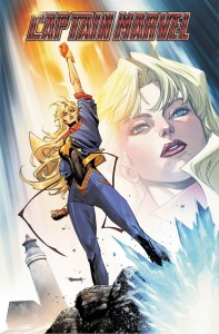CAPTAIN MARVEL: HIGHEST, FURTHEST, FASTEST OMNIBUS STEPHEN SEGOVIA COVER [DM ONLY] HC