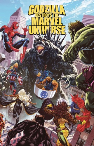 GODZILLA DESTROYS THE MARVEL UNIVERSE TP (9781302964894)