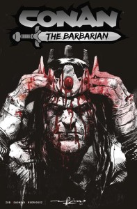 CONAN THE BARBARIAN #28 CVR F GERARDO ZAFFINO BW BLOOD VAR