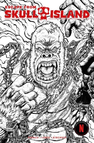 ESCAPE FROM SKULL ISLAND #1 (OF 4) CVR H MARIA WOLF BW VAR
